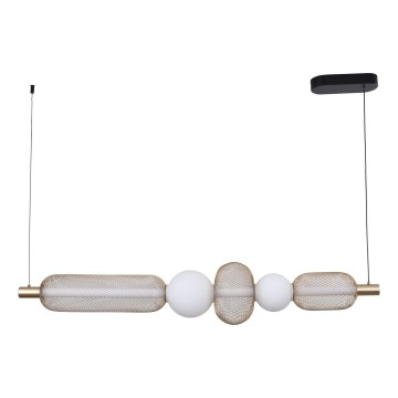 Zuma Line - LED hämardatav kaabliga riputatav lühter LED/27W/230V 3000-5700K kuldne + kaugjuhtimispult