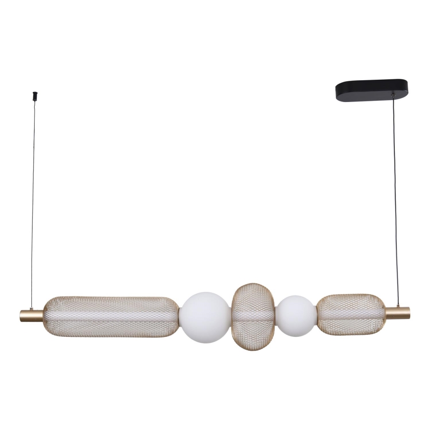Zuma Line - LED hämardatav kaabliga riputatav lühter LED/27W/230V 3000-5700K kuldne + kaugjuhtimispult