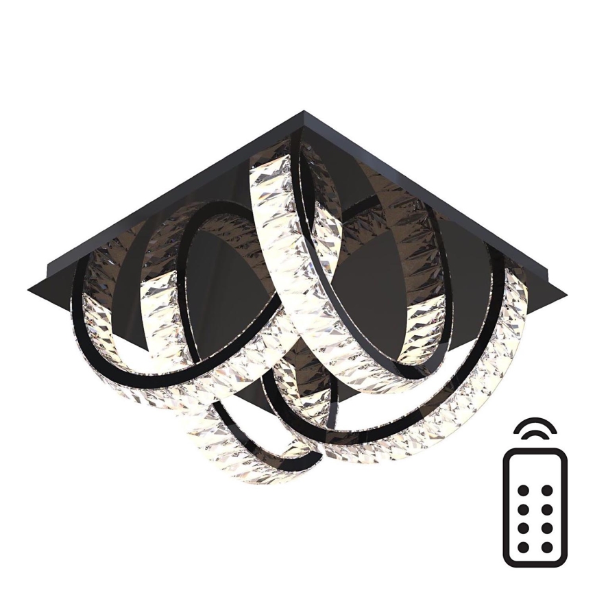 Zuma Line - LED Hämardatav kristallist laevalgusti LED/23,5W/230V 2700-6000K must + kaugjuhtimispult
