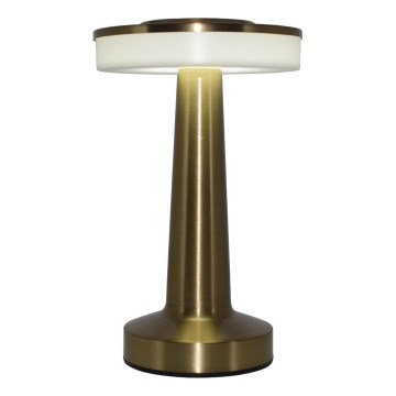 Zuma Line - LED Hämardatav laetav laualamp LED/2,5W/1200 mAh 3000/4000/6000K kuldne