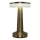 Zuma Line - LED Hämardatav laetav laualamp LED/2,5W/1200 mAh 3000/4000/6000K kuldne