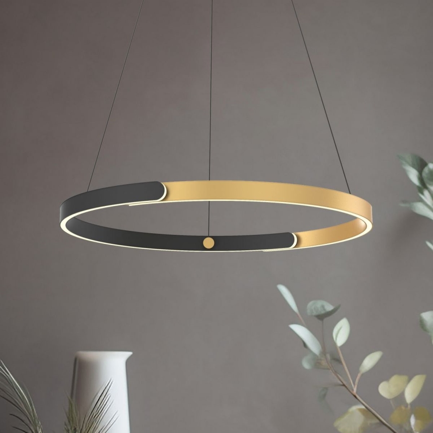 Zuma Line - LED Hämardatav lühter LED/30W/230V must/kuldne