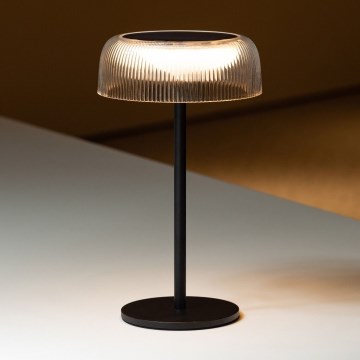 Zuma Line - LED Hämardatav päikesepaneeliga laetav laualamp LED/2,5W/2000 mAh IP44 must
