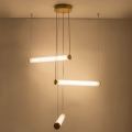 Zuma Line - LED hämardatav rippvalgusti riputuskaabliga LED/64W/230V 2700-6500K kuldne + kaugjuhtimispult