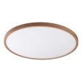 Zuma Line - LED-laelamp CAMI LED/36W/230V 3000/4000/6000K läbimõõt 40 cm pruun