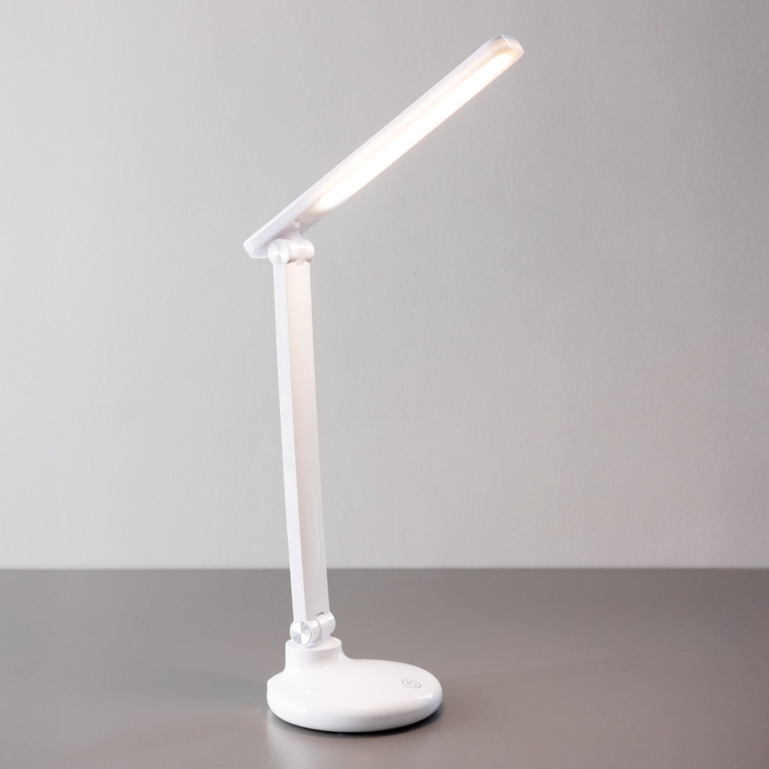Zuma Line - LED Laetav laualamp LED/6W/1200 mAh 3000/4500/6000K CRI 90 valge