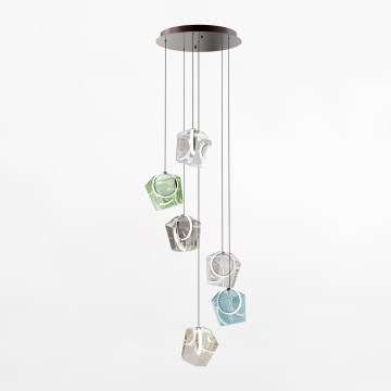 Zuma Line - LED Lühter 6xLED/6W/230V must/värviline