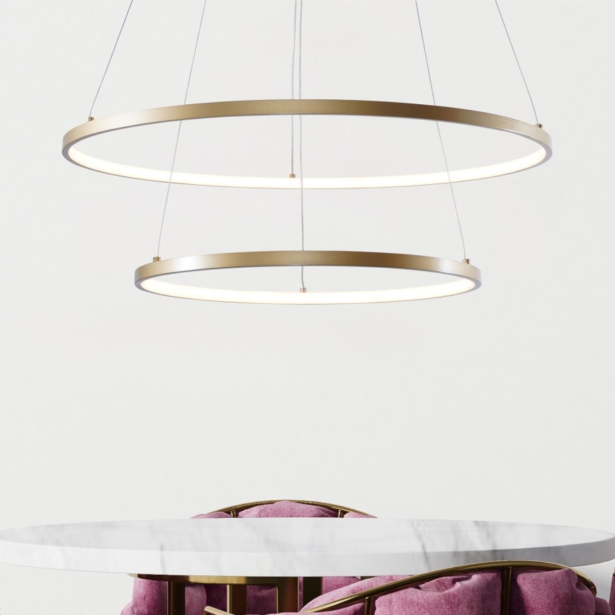 Zuma Line - LED Lühter LED/60W/230V 3000/4000/6000K d. 80 cm kuldne