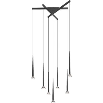 Zuma Line - LED-lühter riputuskaabliga 7xLED/6W/230V must