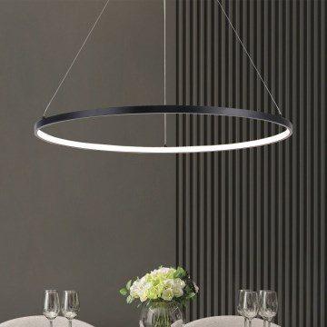Zuma Line - LED-lühter riputuskaabliga LED/36W/230V 3000/4000/6000K läbimõõt 80 cm must