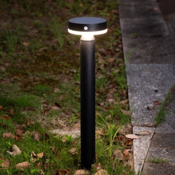 Zuma Line - LED Päikesepaneeliga valgusti koos liikumis- ja hämardusanduriga LED/4,5W/2000 mAh IP44 must
