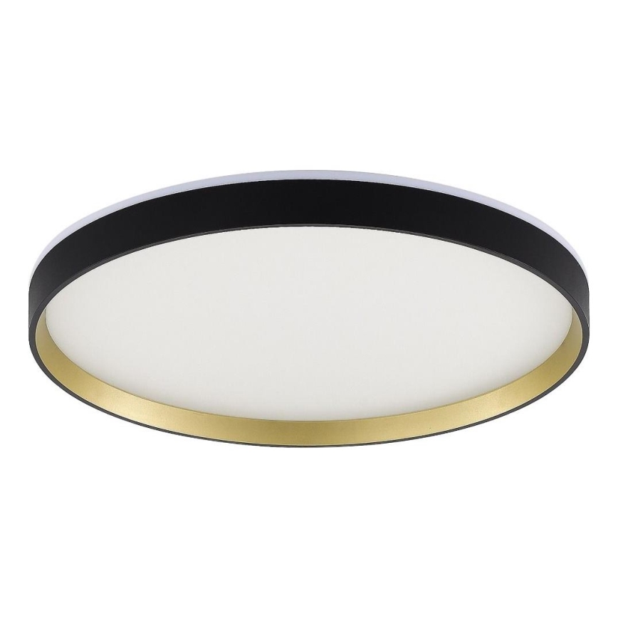 Zuma Line - LED RGBW Hämardatav laevalgusti vannituppa LED/32W/230V + LED/8W 3000-6000K IP44 must/kuldne + kaugjuhtimispult