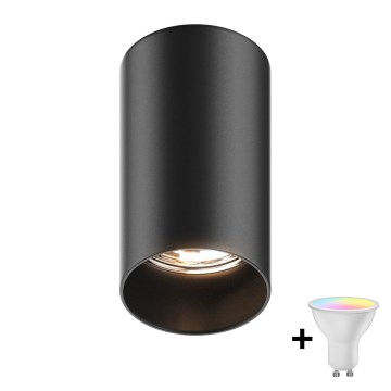 Zuma Line - LED RGBW hämardatav punktvalgusti 1xGU10/4,8W/230V must + kaugjuhtimispult