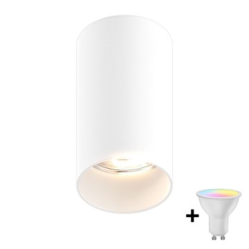 Zuma Line - LED RGBW hämardatav punktvalgusti 1xGU10/4,8W/230V, valge + kaugjuhtimispult