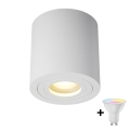 Zuma Line - LED RGBW hämardatav vannitoa punktvalgusti 1xGU10/6W/230V IP44 valge + kaugjuhtimispult