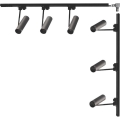Zuma Line - Liistisüsteemi suunavalgusti 6xGU10/35W/230V must