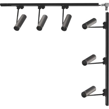 Zuma Line - Liistisüsteemi suunavalgusti 6xGU10/35W/230V must