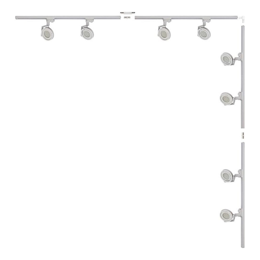 Zuma Line - Liistvalgusti 8xGU10/15W/230V valge