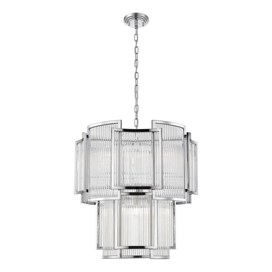 Zuma Line - Lühter 8xE14/60W/230V läikiv kroom