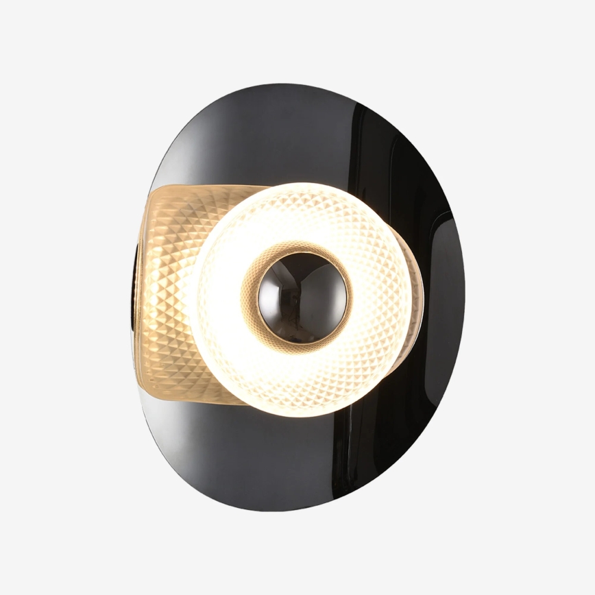 Zuma Line - LED seinavalgusti LED/8W/230V must/suitsutatud must