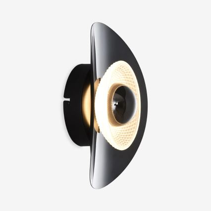 Zuma Line - LED seinavalgusti LED/8W/230V must/suitsutatud must