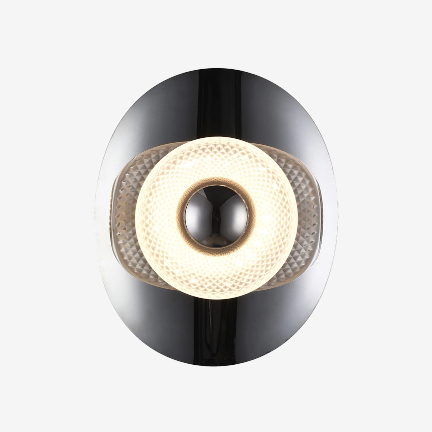 Zuma Line - LED seinavalgusti LED/8W/230V must/suitsutatud must