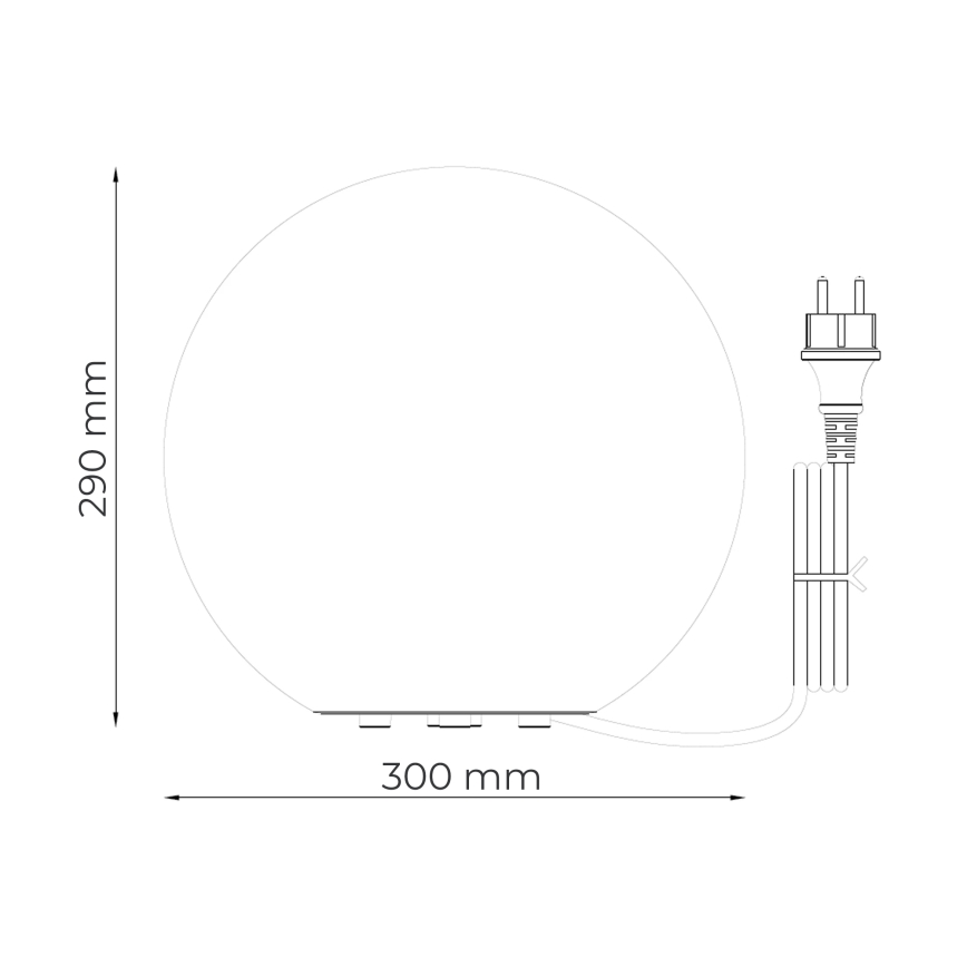 Zuma Line - välisvalgusti 1xE27/15W/230V läbimõõt 30 cm IP44