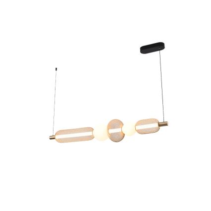 Zuma Line - LED hämardatav kaabliga riputatav lühter LED/27W/230V 3000-5700K kuldne + kaugjuhtimispult