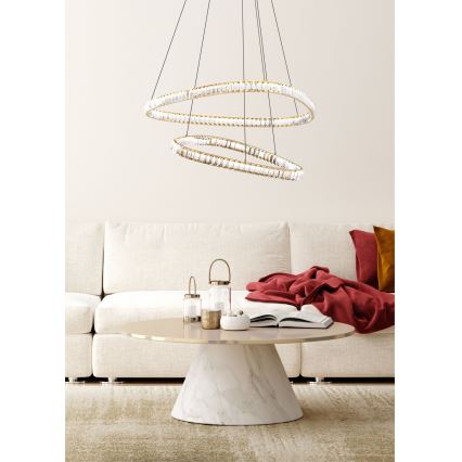 Zuma Line - LED Hämardatav kristall-lühter LED/36W/230V 2700-6000K + kaugjuhtimispult