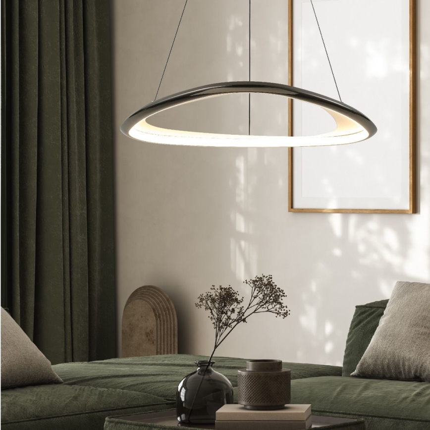 Zuma Line - LED Hämardatav lühter LED/34W/230V 3000K must läikiv kroom