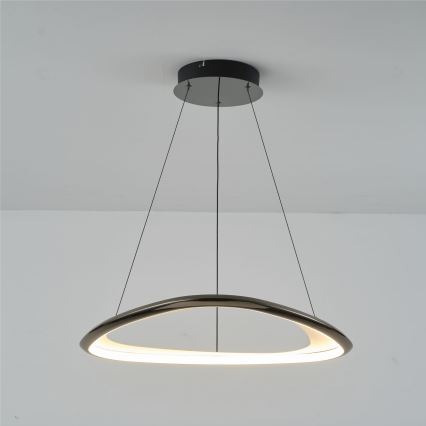 Zuma Line - LED Hämardatav lühter LED/34W/230V 3000K must läikiv kroom