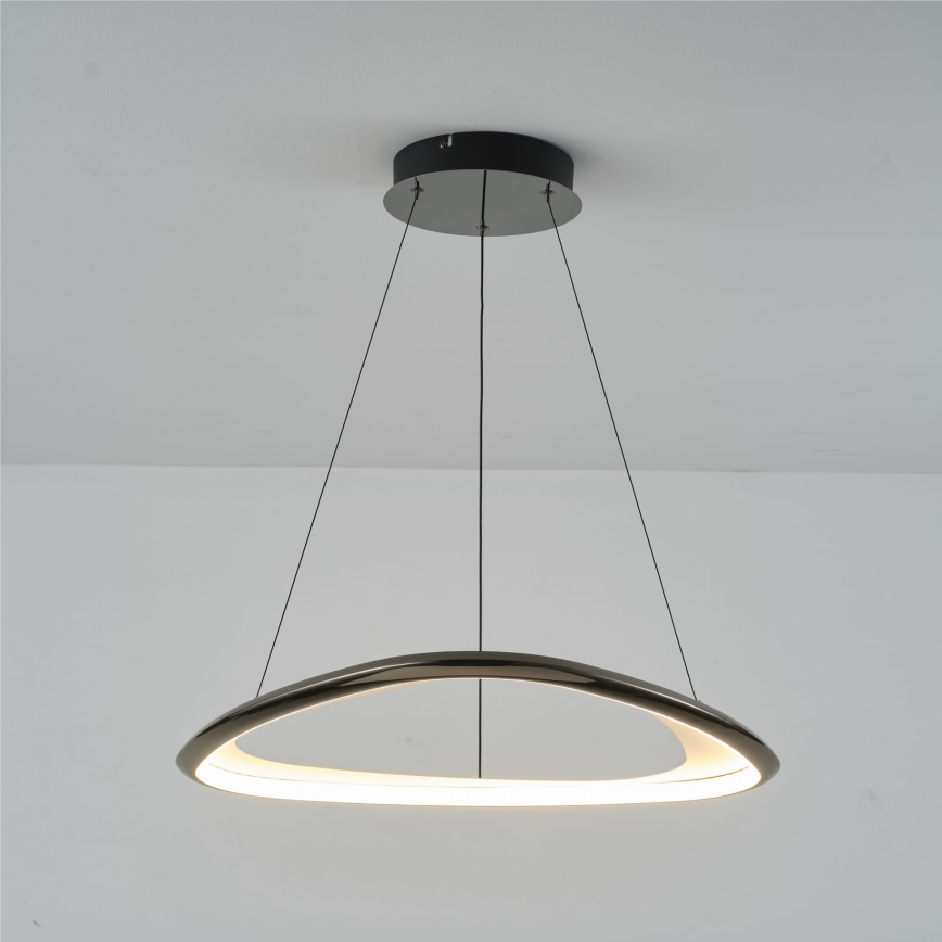 Zuma Line - LED Hämardatav lühter LED/34W/230V 3000K must läikiv kroom