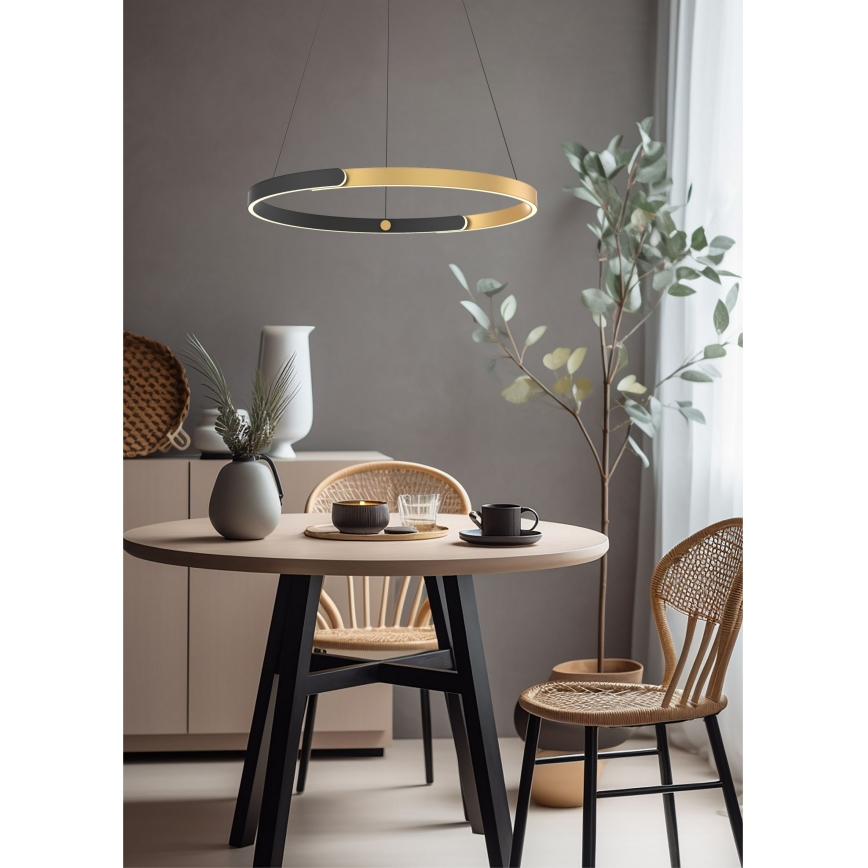 Zuma Line - LED Hämardatav lühter LED/30W/230V must/kuldne