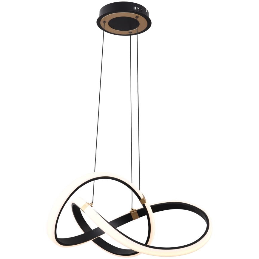 Zuma Line - LED Hämardatav lühter LED/44W/230V must/kuldne