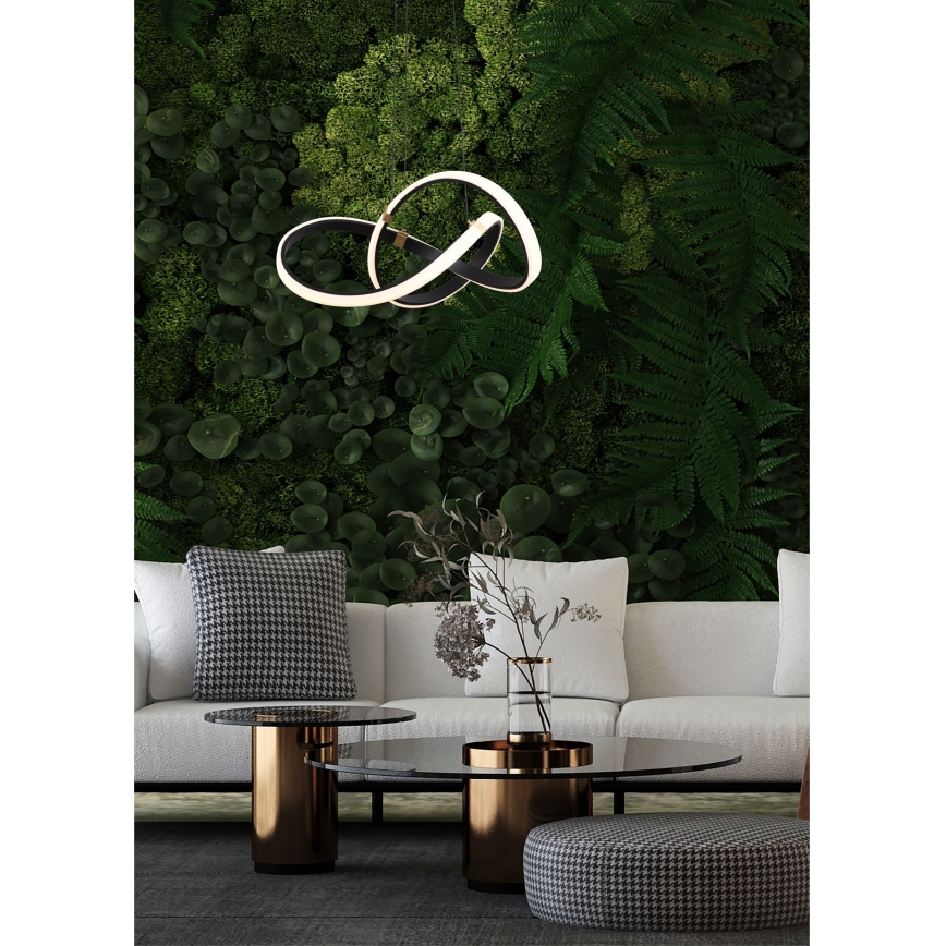 Zuma Line - LED Hämardatav lühter LED/44W/230V must/kuldne