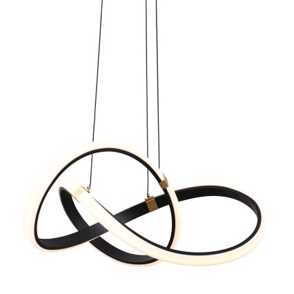 Zuma Line - LED Hämardatav lühter LED/44W/230V must/kuldne