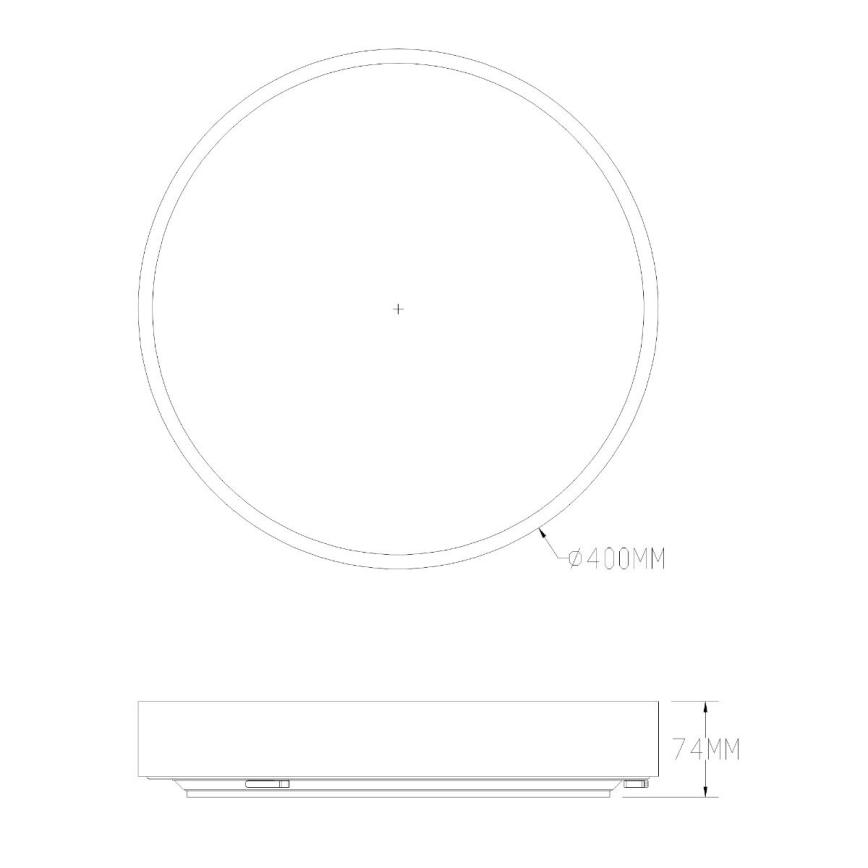 Zuma Line - LED Hämardatav laevalgusti vannituppa LED/36W/230V 3000-6000K d. 40 cm IP44 messing + kaugjuhtimispult