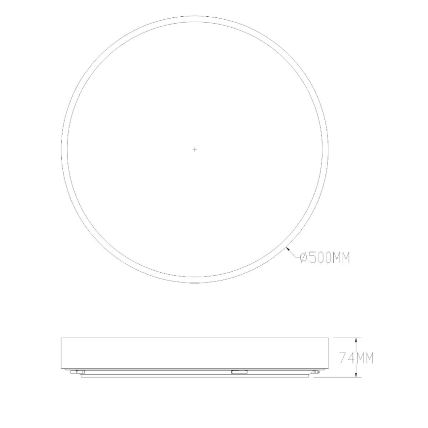 Zuma Line - LED Hämardatav laevalgusti vannituppa LED/50W/230V 3000-6000K d. 50 cm IP44 messing + kaugjuhtimispult
