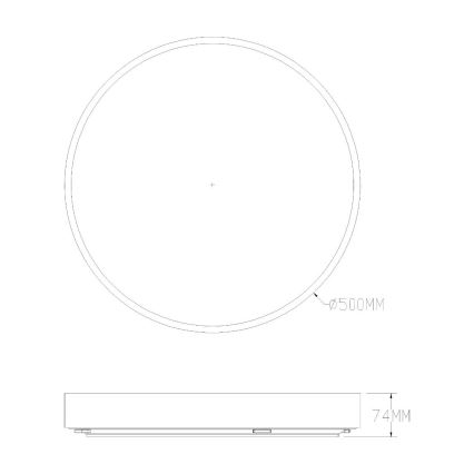 Zuma Line - LED Hämardatav laevalgusti vannituppa LED/50W/230V 3000-6000K d. 50 cm IP44 kuldne + kaugjuhtimispult