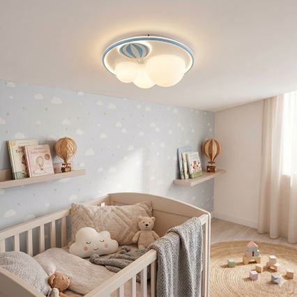 Zuma Line - LED Hämardatav laste laevalgusti LED/42W/230V 3000/5700K sinine