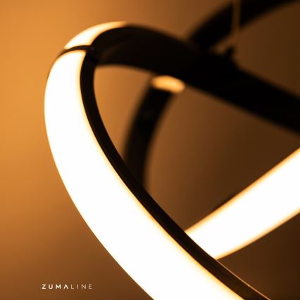 Zuma Line - LED Hämardatav pinnale kinnitatav lühter LED/44W/230V must/kuldne
