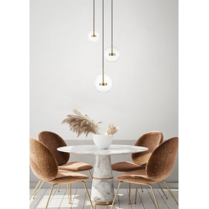 Zuma Line - LED Lühter 3xLED/5W/230V kuldne