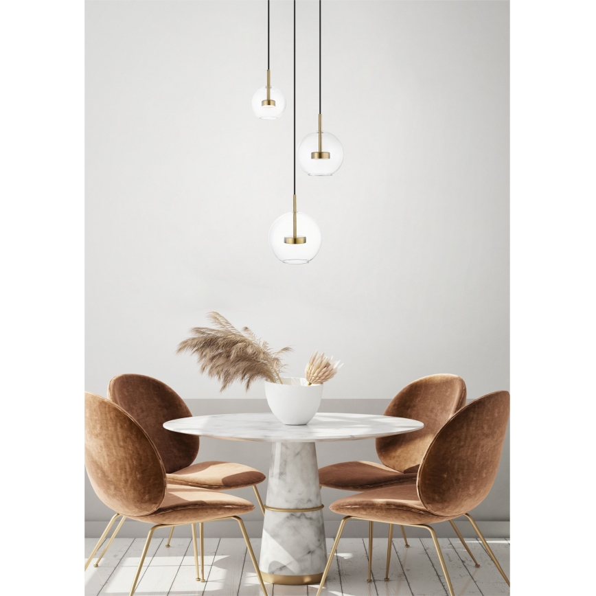 Zuma Line - LED Lühter 3xLED/5W/230V kuldne