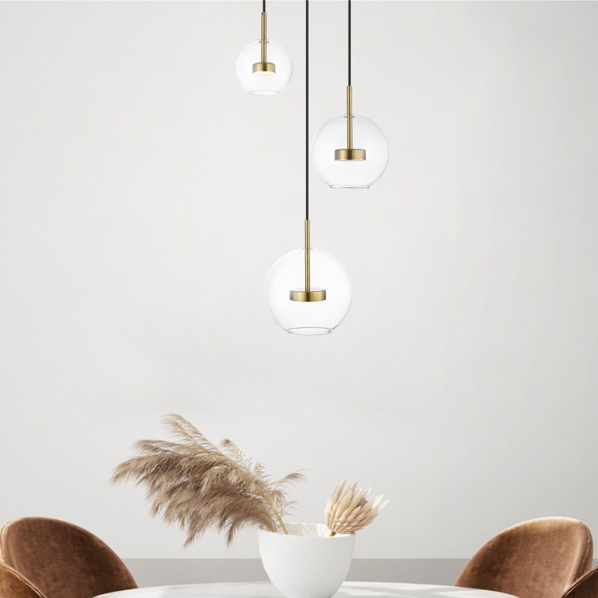 Zuma Line - LED Lühter 3xLED/5W/230V kuldne