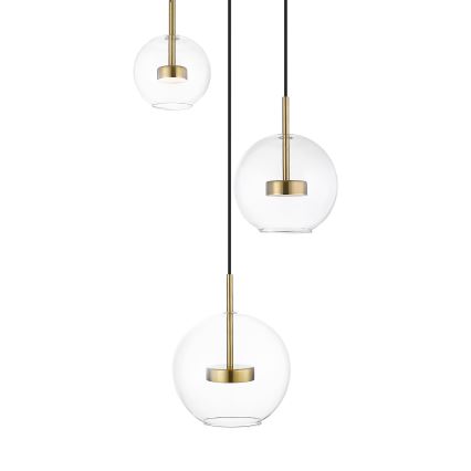 Zuma Line - LED Lühter 3xLED/5W/230V kuldne