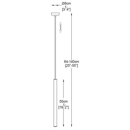 Zuma Line - LED Lühter LOYA LED/5W/230V