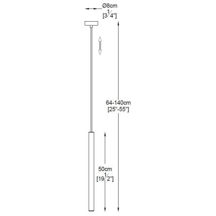 Zuma Line - LED Lühter LOYA LED/5W/230V