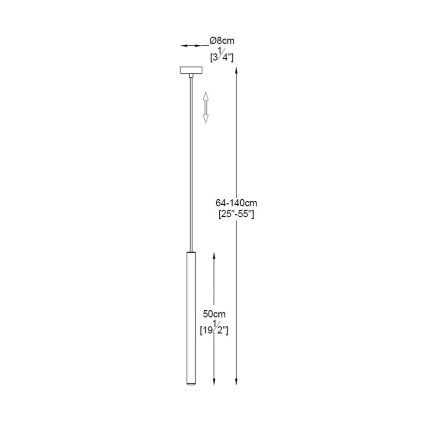 Zuma Line - LED Lühter LED/5W/230V must
