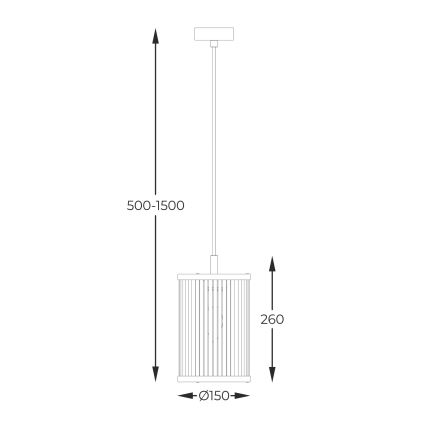 Zuma Line - Lühter 1xE14/60W/230V must