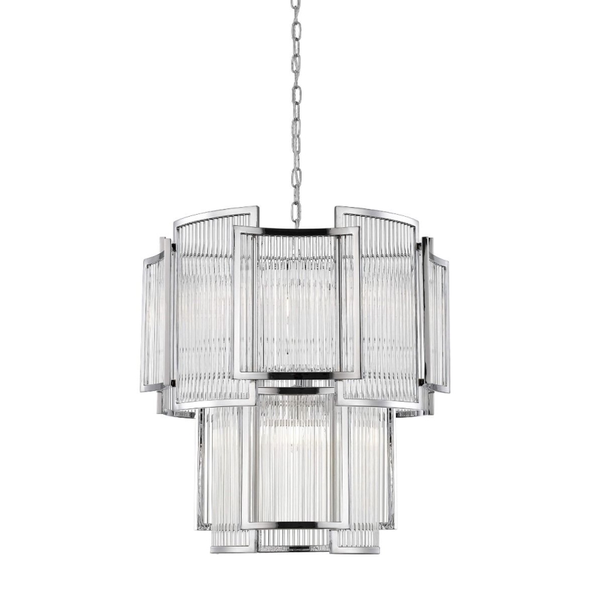 Zuma Line - Lühter 8xE14/60W/230V läikiv kroom